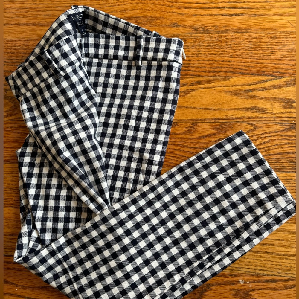 J. Crew Winnie Pant | Size 4 | Navy & White